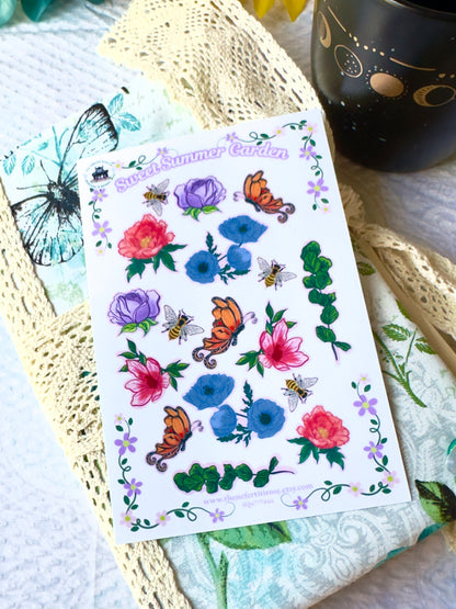 Sweet Summer Garden Sticker Sheet