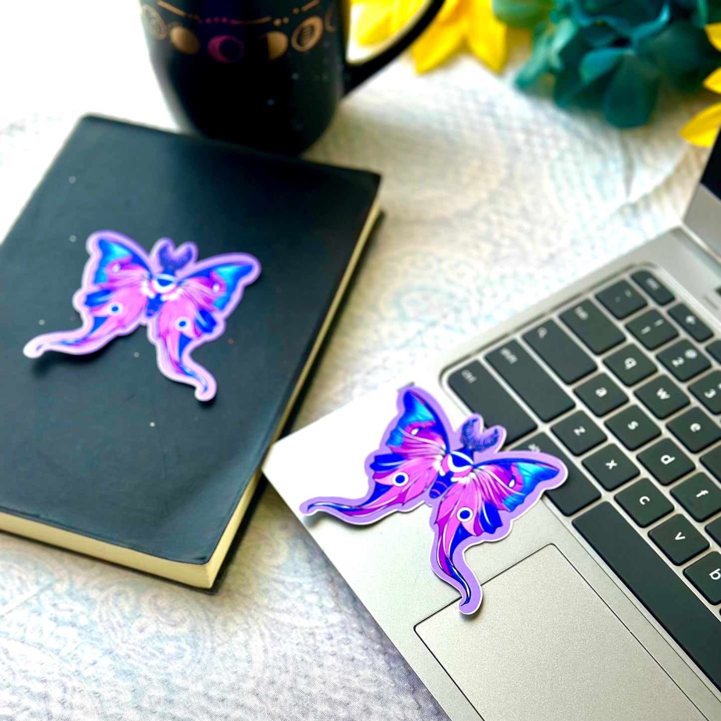 Comet Moth Stickers