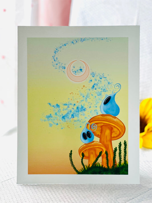 Pom & Wink Moon Gazing Digital Print VOL. 1